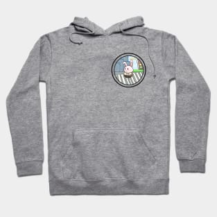 Rabbit Going to Work Hoodie